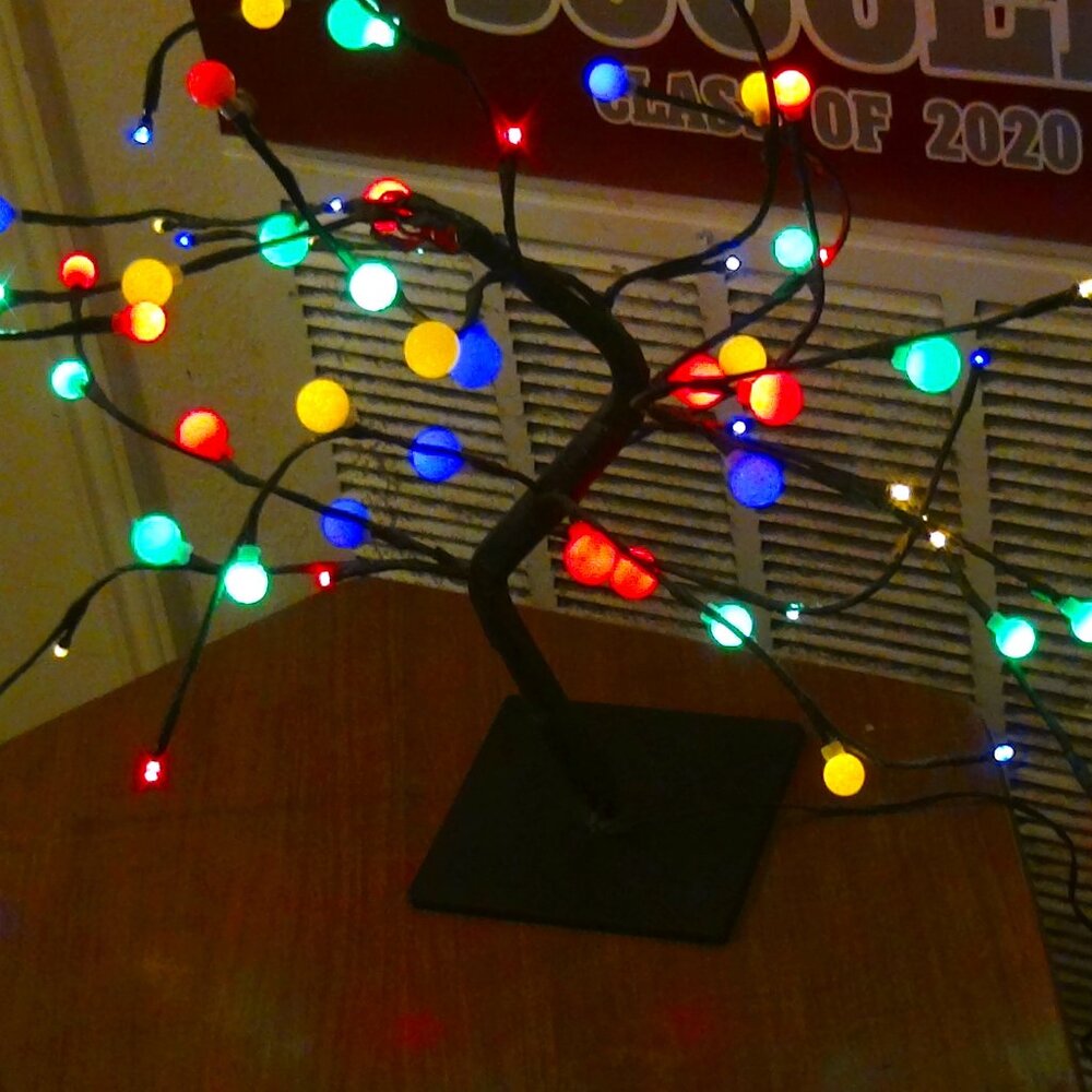 River of Goods Blooming Cherries LED Tree 18" Connected with 20ft Cord   NEW